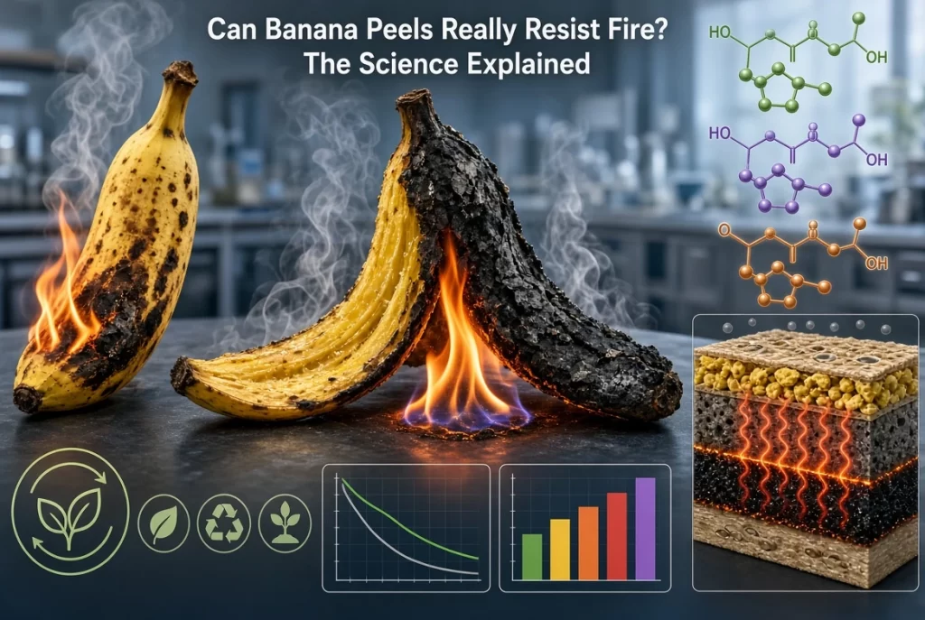 Banana Peel Fire Resistant
